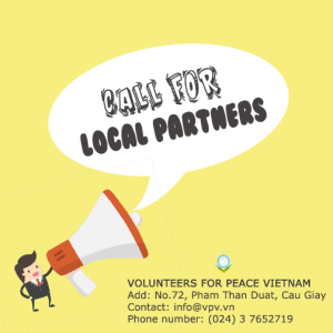 CALL FOR LOCAL PARTNERS